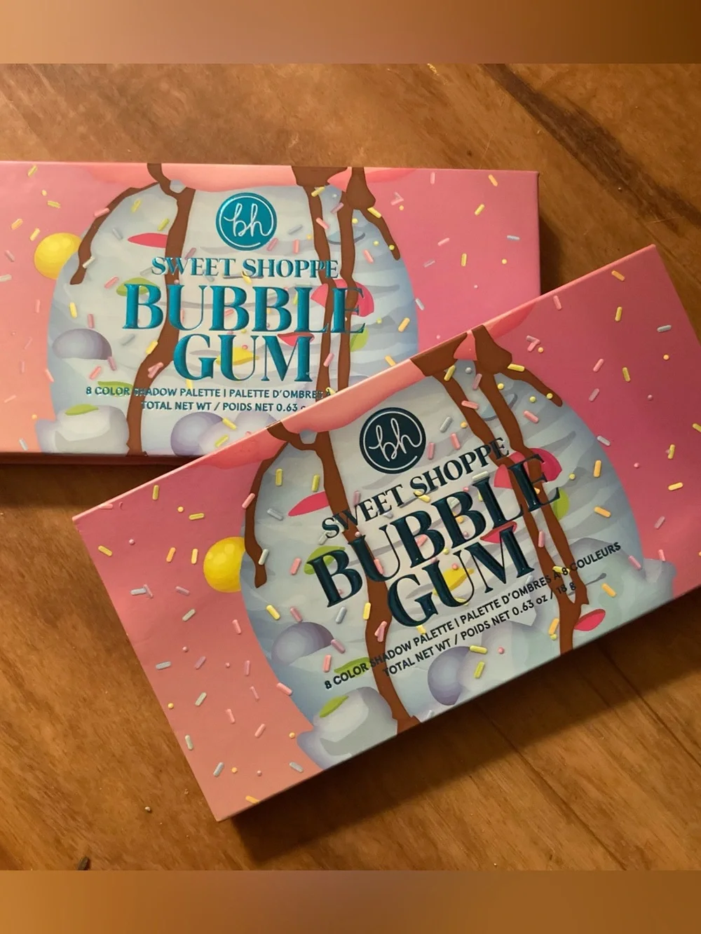 BH COSMETICS Sweet Shoppe: Bubble Gum Eyeshadow Palette - 8 shades - NEVER USED
